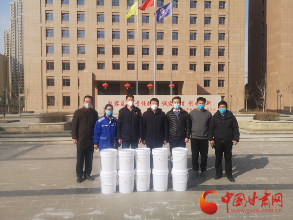 【甘肅全民戰(zhàn)“疫”】暖心！民革蘭州市委會(huì)捐助首批1噸防疫物資（圖）