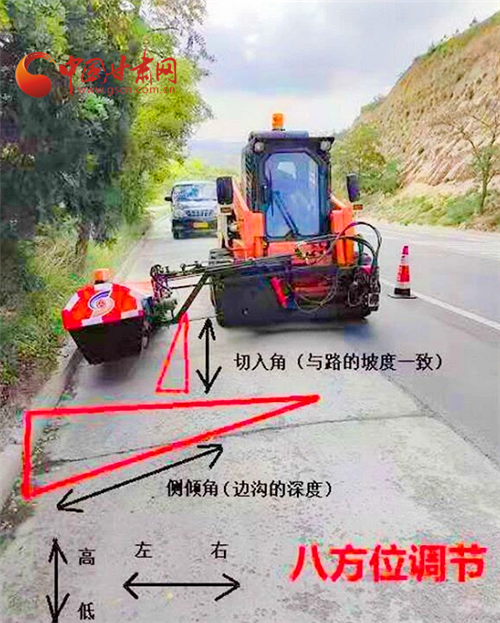 一車(chē)四專利 榆中公路段這輛最牛清掃車(chē)長(zhǎng)這樣