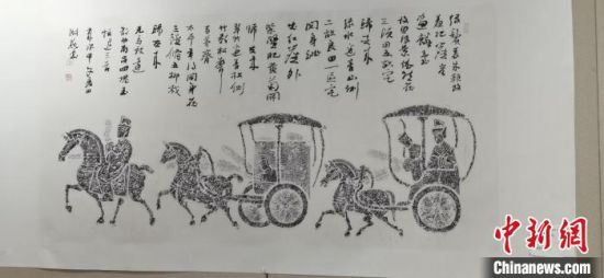 圖為傳拓作品?！〈蘖?攝