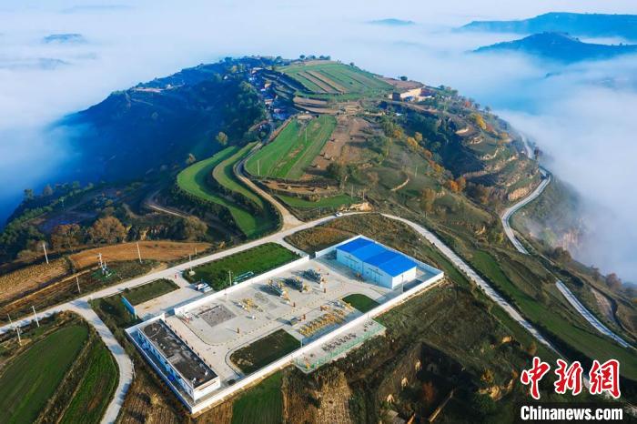 圖為中石油長慶油田慶陽天然氣開發(fā)場站。(資料圖) 慶陽市委宣傳部供圖